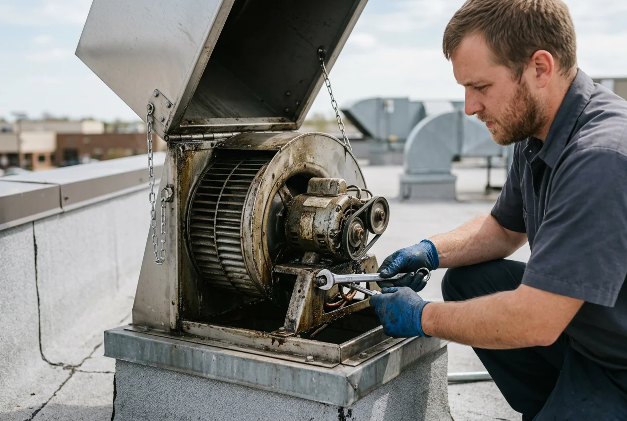 Grease Hoods & Exhaust Fans — JCORR Mechanical